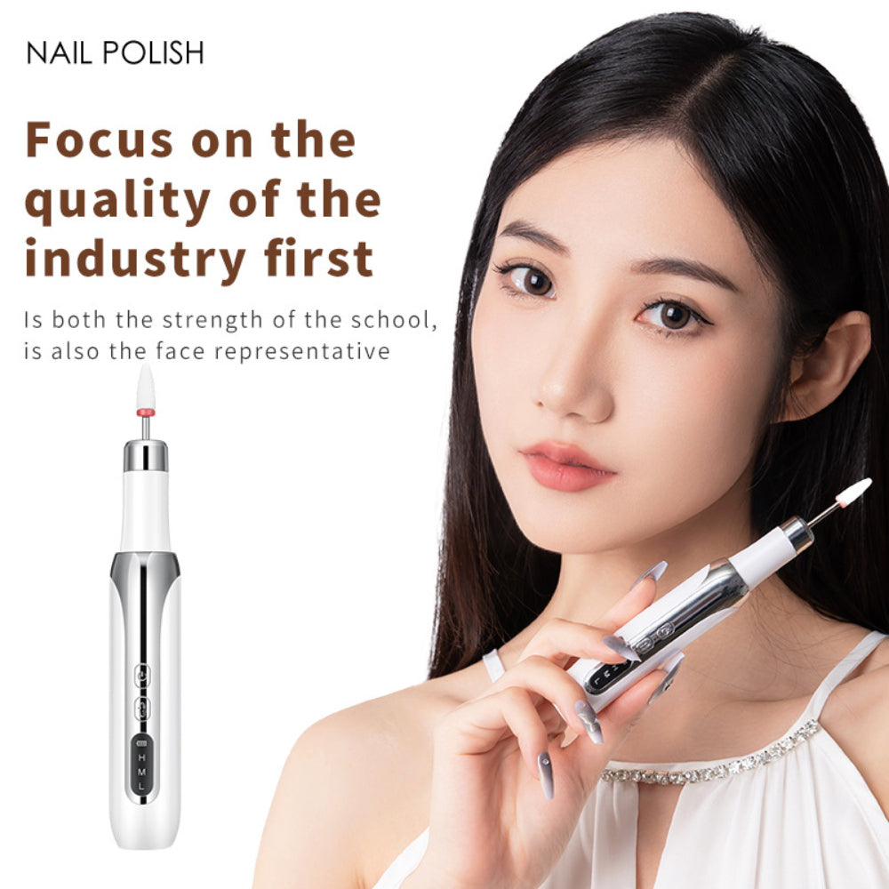 Rechargeable Electric Nail Drill Pen | Professional Home Manicure Machine