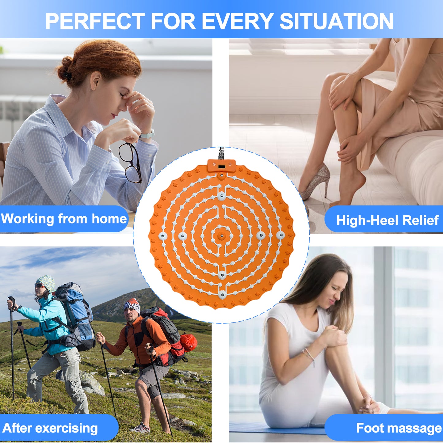 Heated Acupressure Foot Mat
