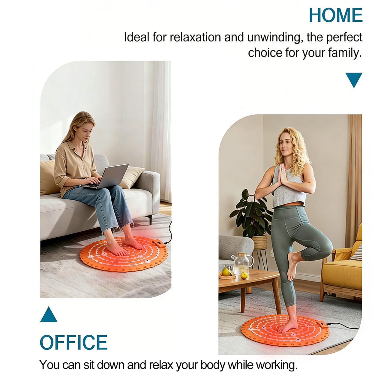 Heated Acupressure Foot Mat