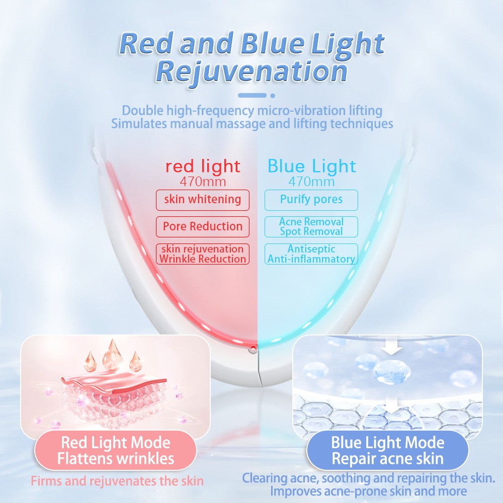 HY18 Wearable V-Face Lifting Massager | Photon Light Therapy Device