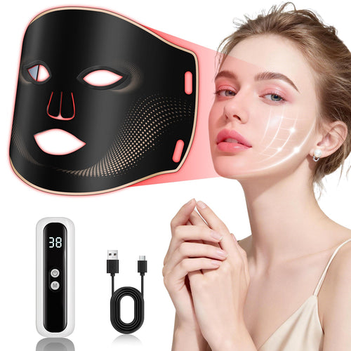 7-Color LED Face Mask – 180 Beads