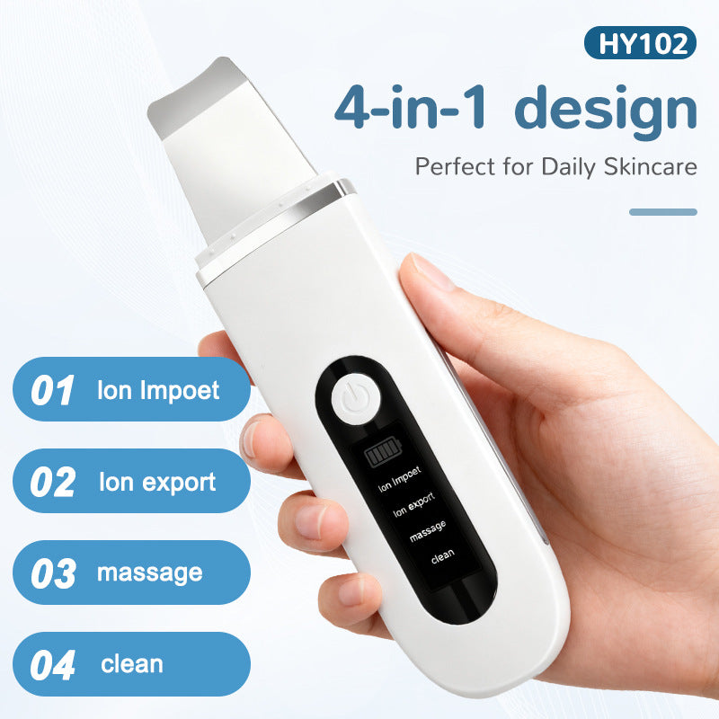 HY102 4-in-1 Ultrasonic Skin Scrubber