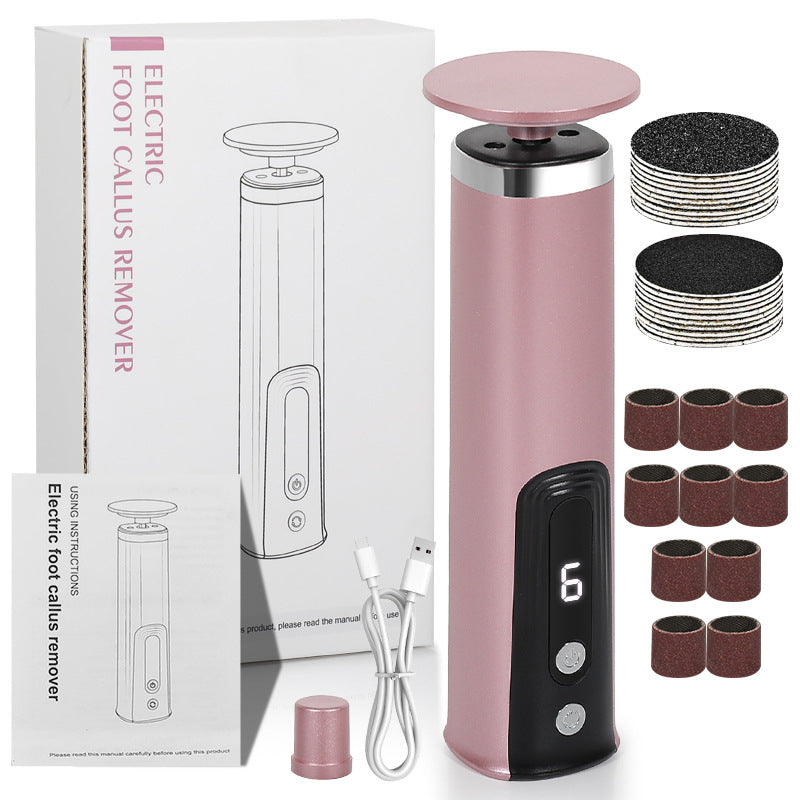 HY84 2-in-1 Electric Foot Callus Remover & Nail Polisher