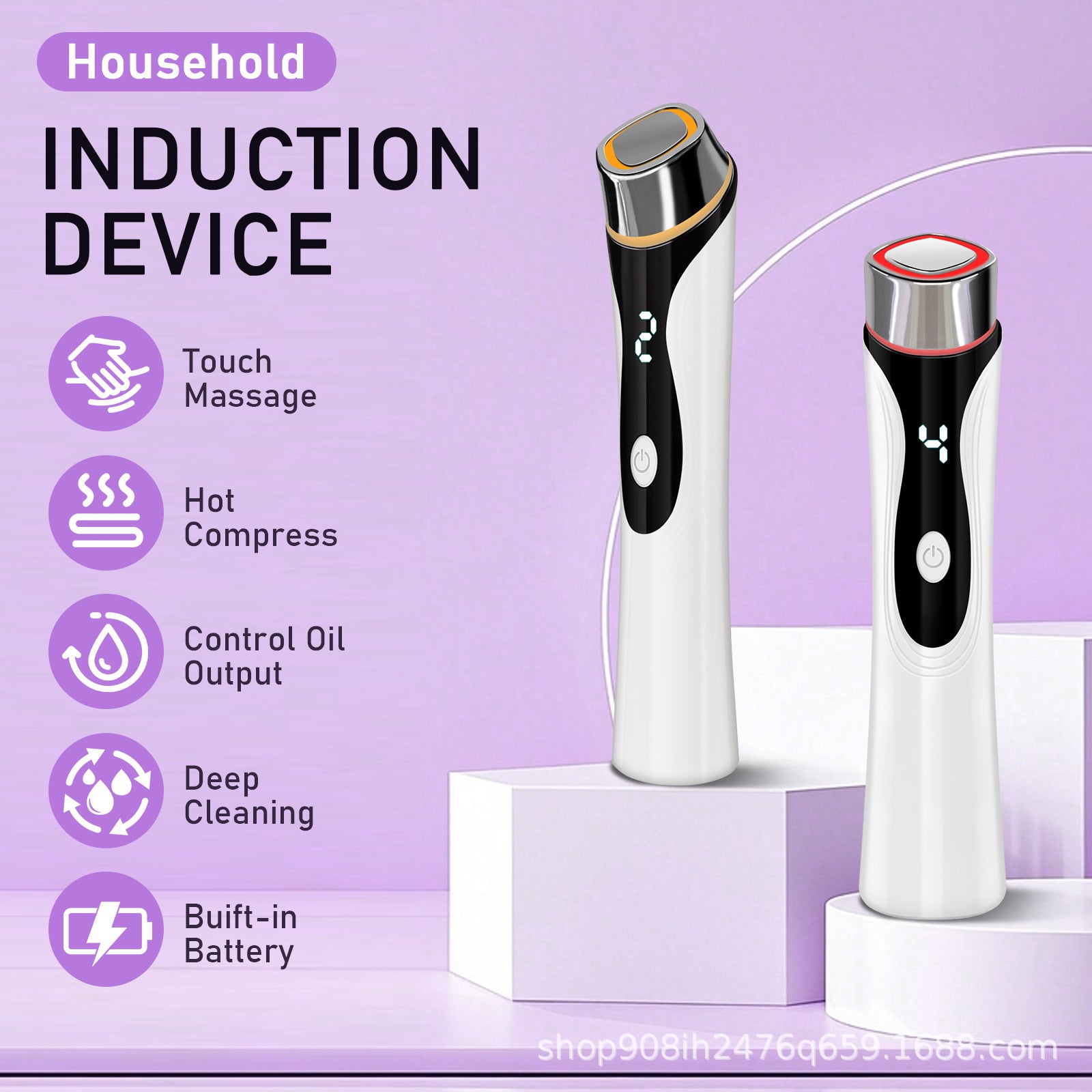 HY116 4-Color LED Facial Induction Beauty Device