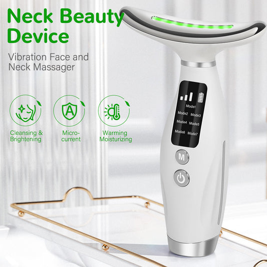 HY69 7-in-1 Radiant Glow Handheld Facial Toning & LED Device