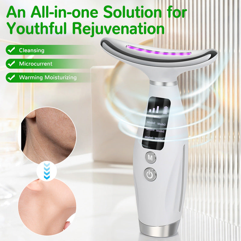HY69 7-in-1 Radiant Glow Handheld Facial Toning & LED Device