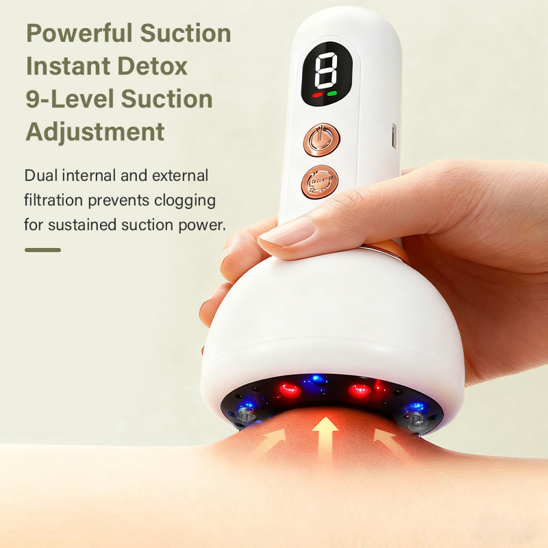 HY106 Electric Cupping & Gua Sha Massager with Hot Compress