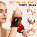 HY118 Cordless Heating Vibration Wrist Massager Brace