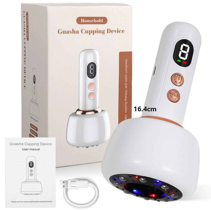 HY106 Electric Cupping & Gua Sha Massager with Hot Compress