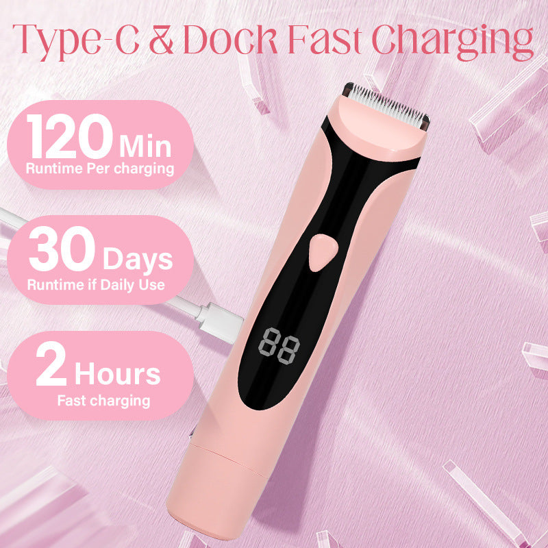 HY96 2-in-1 Double Head Electric Body Shaver