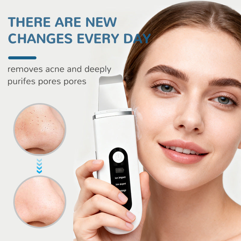 HY102 4-in-1 Ultrasonic Skin Scrubber