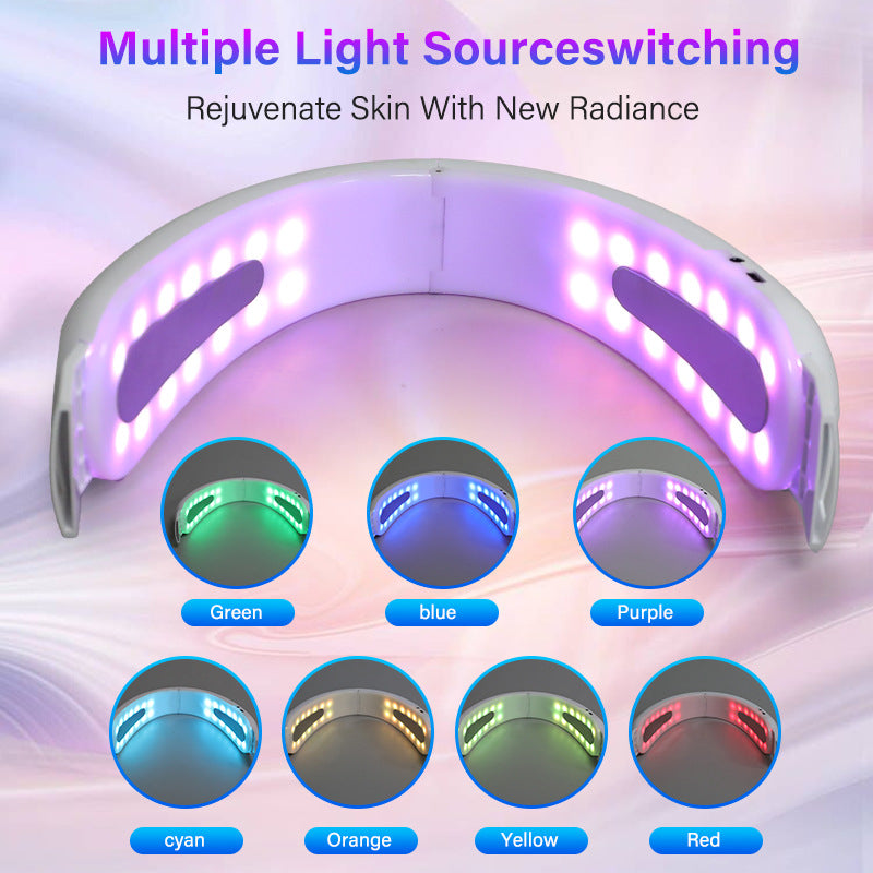 HY103 EMS V-Shape Face Lifting Device with 7-Color LED