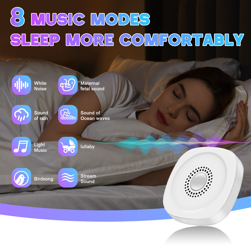 HY126 Portable White Noise Machine | 8 Soothing Sleep Sounds