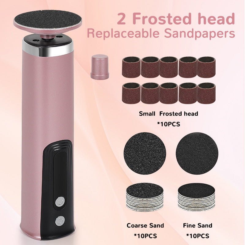 HY84 2-in-1 Electric Foot Callus Remover & Nail Polisher