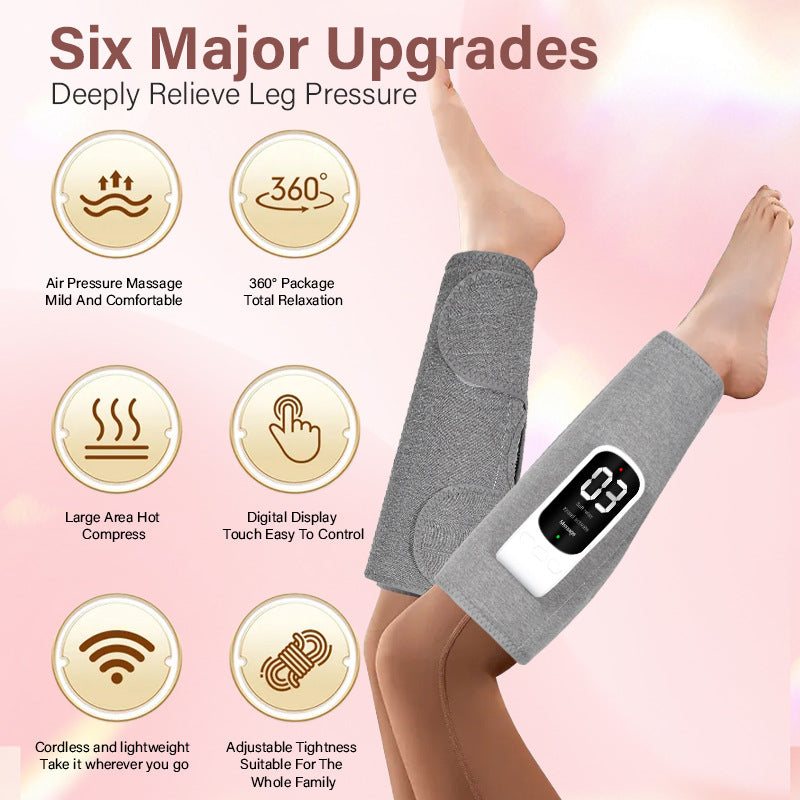 HY98 Cordless Air Compression Leg Massager with Heat