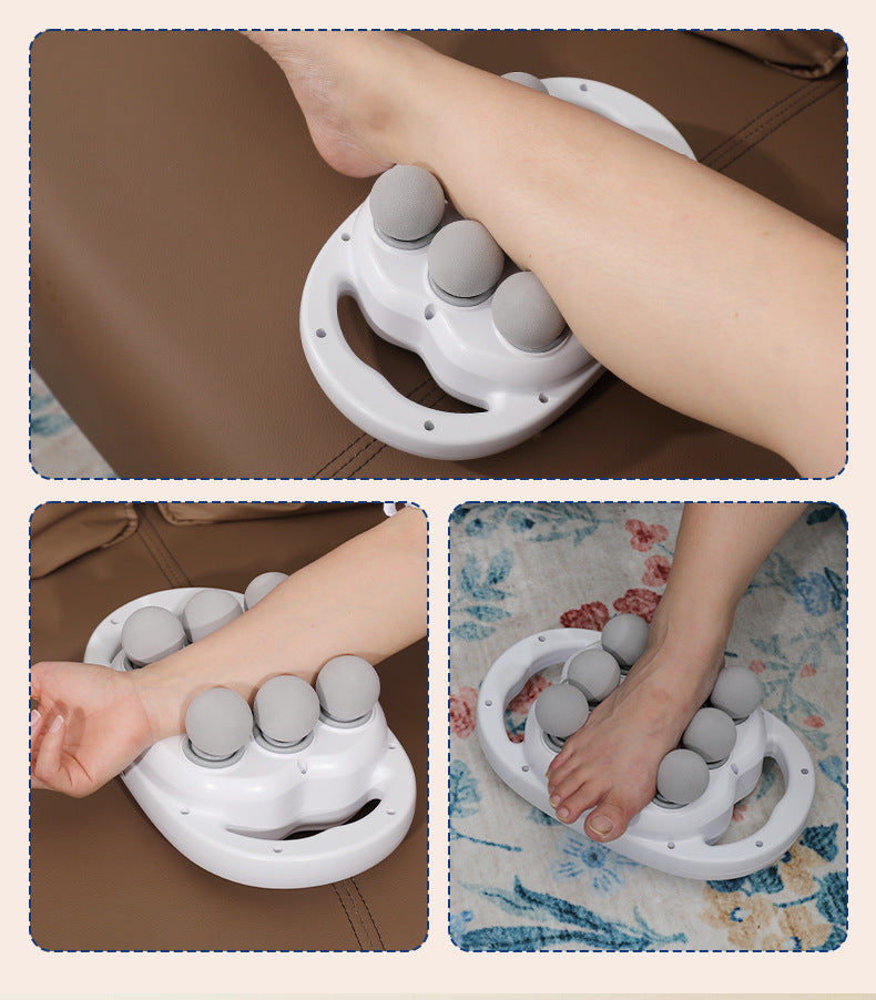 HY89 6-Head Deep Tissue Massage Gun with Heat Therapy