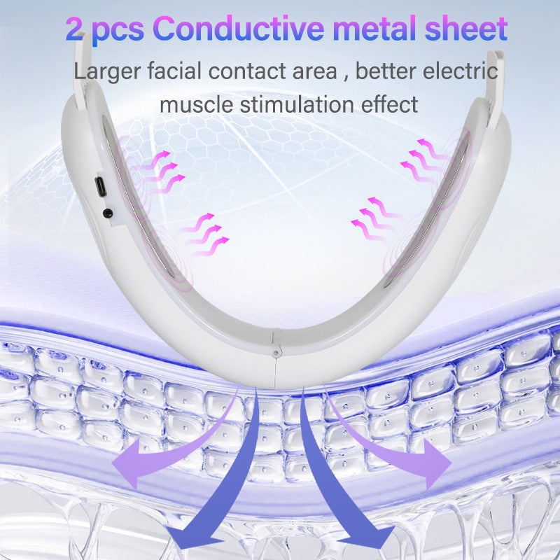 HY103 EMS V-Shape Face Lifting Device with 7-Color LED