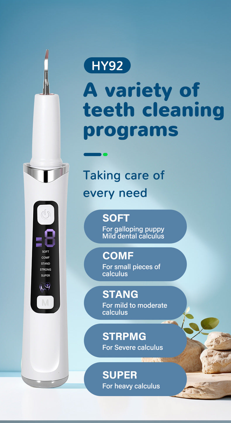 HY92 A variety ofteeth cleaningprograms