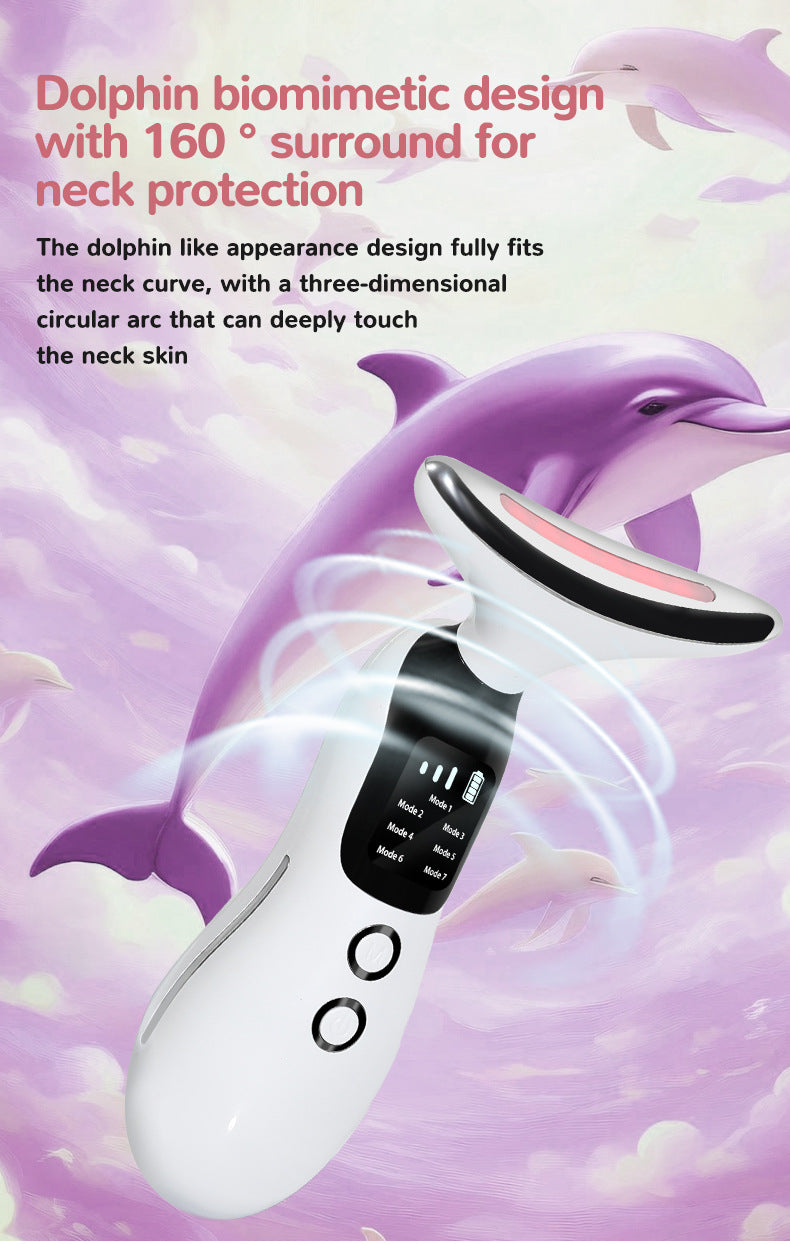 HY83 7 Colors LED Neck & Face Lifting Beauty Massager