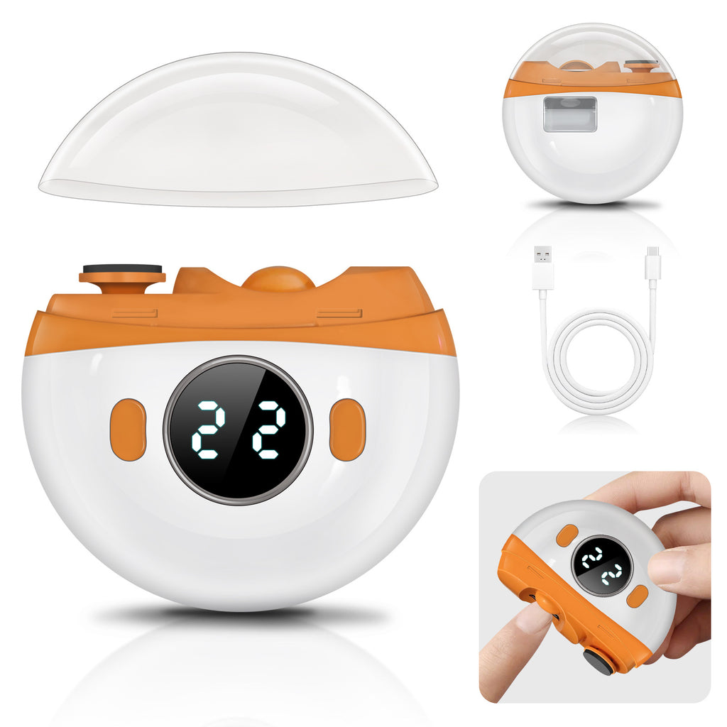 HY124 Automatic Electric Nail Trimmer & Polisher | Safe Design