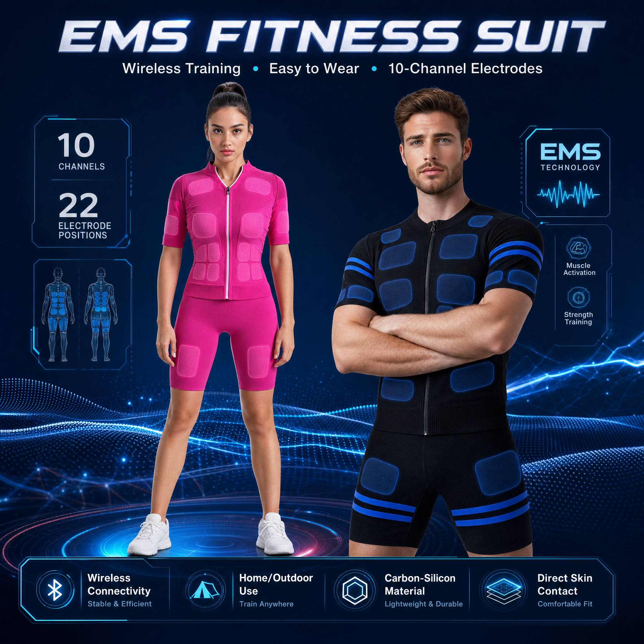 EMS Fitness Suit EMS Training Suit