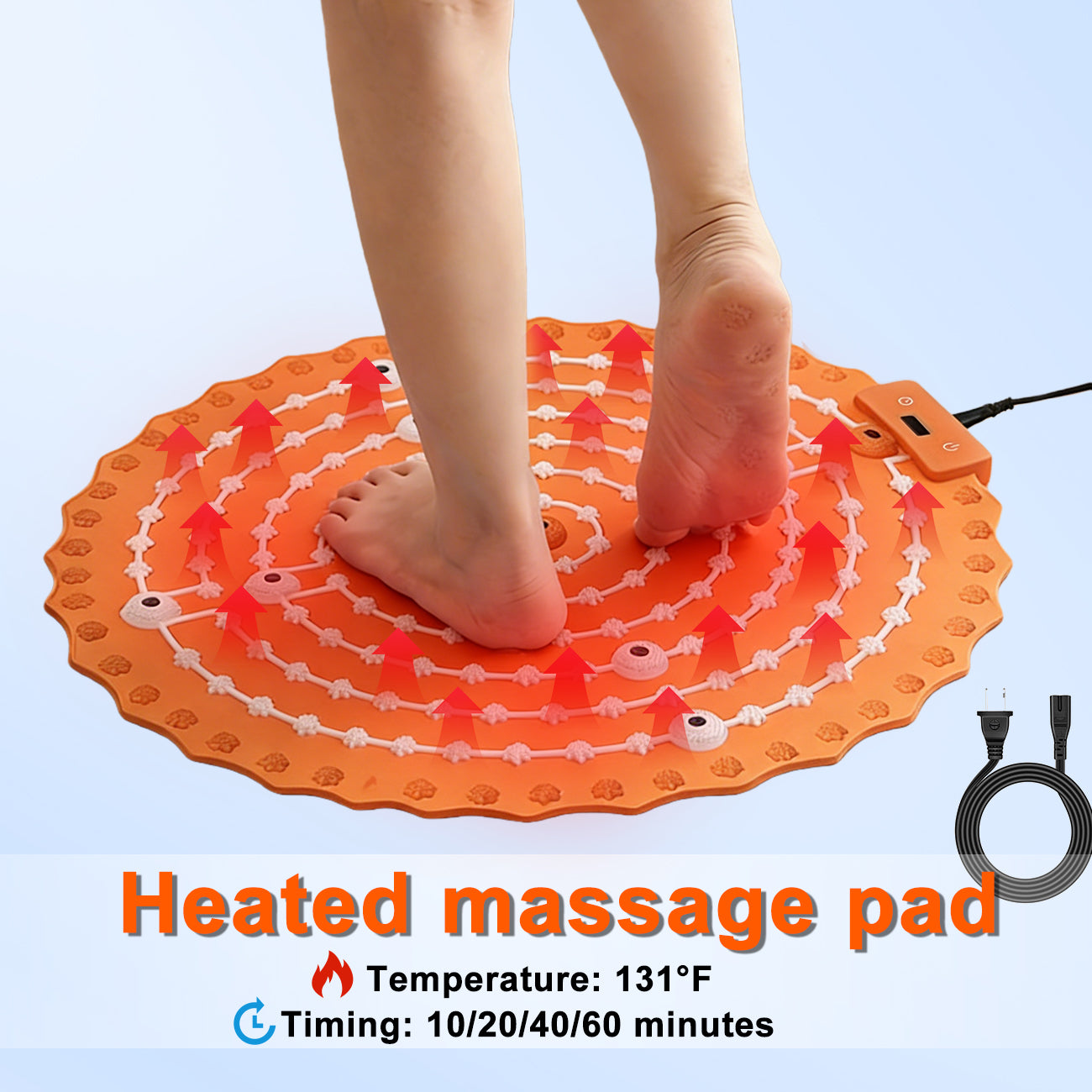 Heated Acupressure Foot Mat