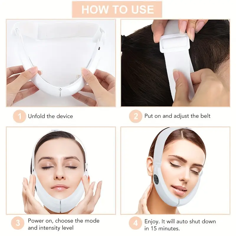 HY18 Wearable V-Face Lifting Massager | Photon Light Therapy Device