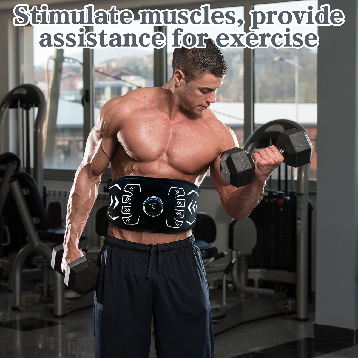 Pro Smart EMS TENS abdominal muscle trainer controller