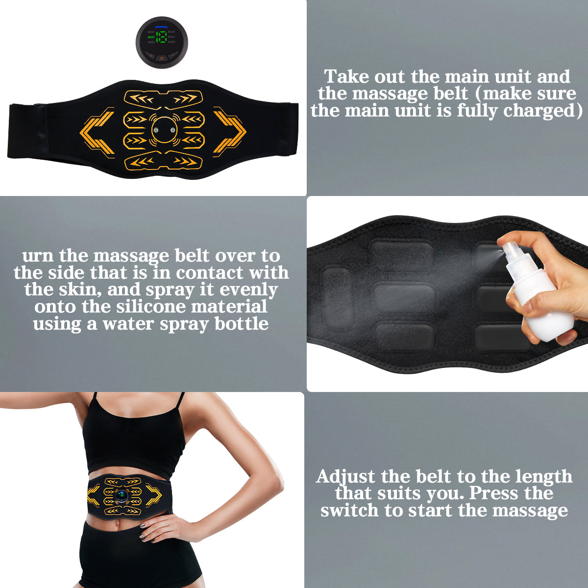EMS Muscle Stimulator Toning Belt