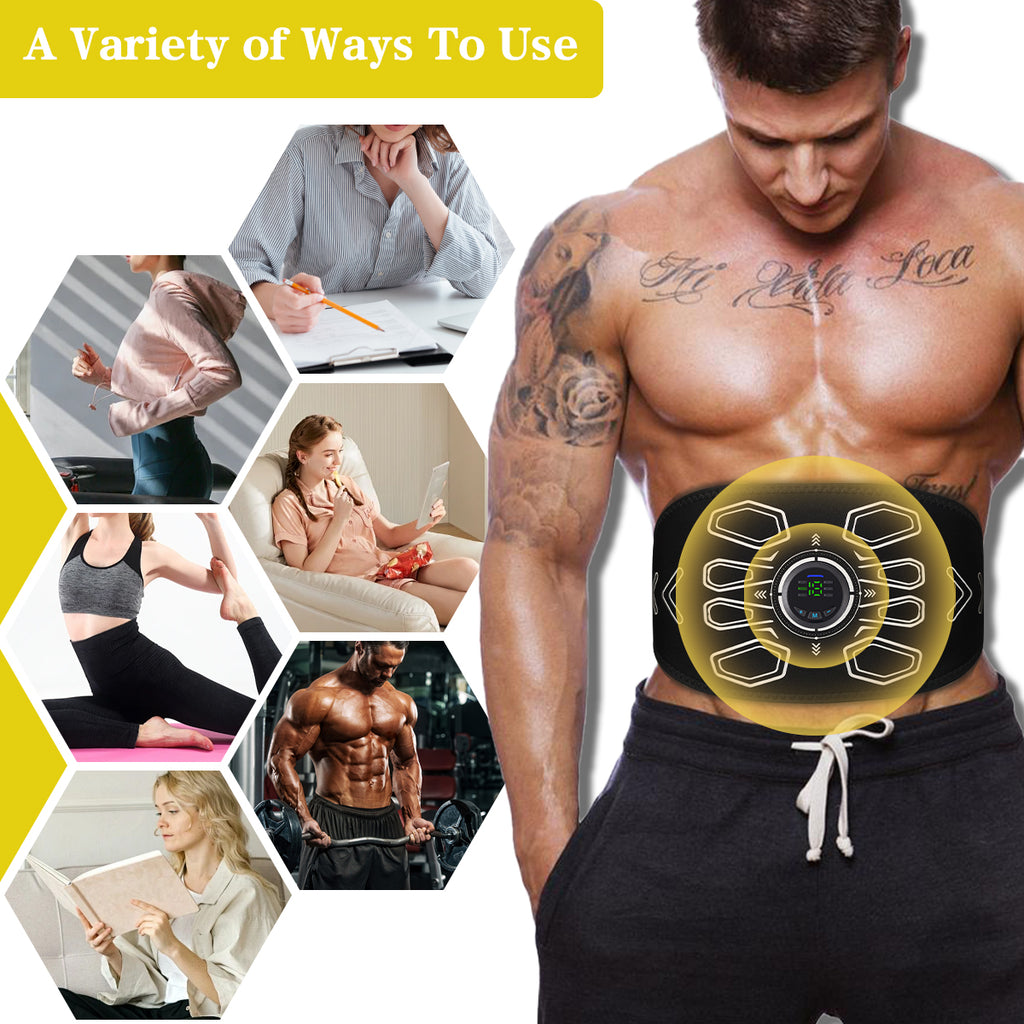 Premium EMS Abdominal Muscle Toning Belt Sculpt Your Core Anytime