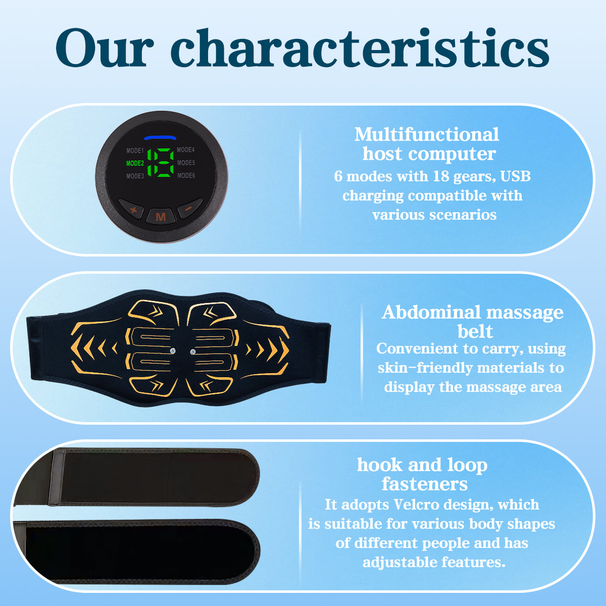 Premium EMS Muscle Massage & Abdominal Toning Belt