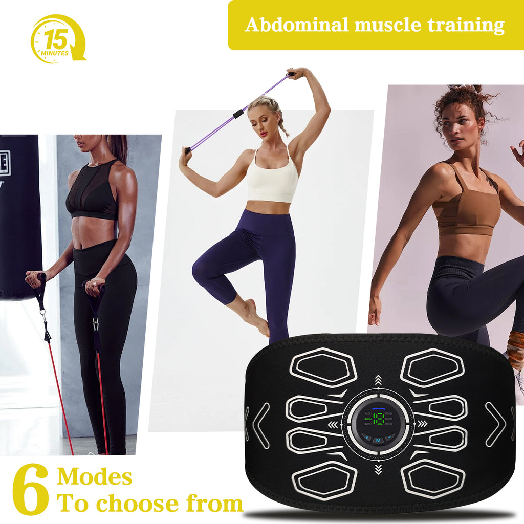 Premium EMS Abdominal Muscle Toning Belt Sculpt Your Core Anytime
